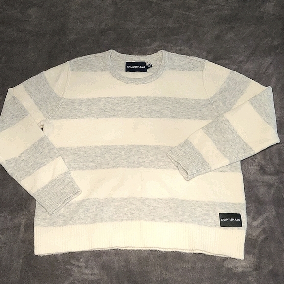 Calvin Klein striped sweater - Picture 1 of 5